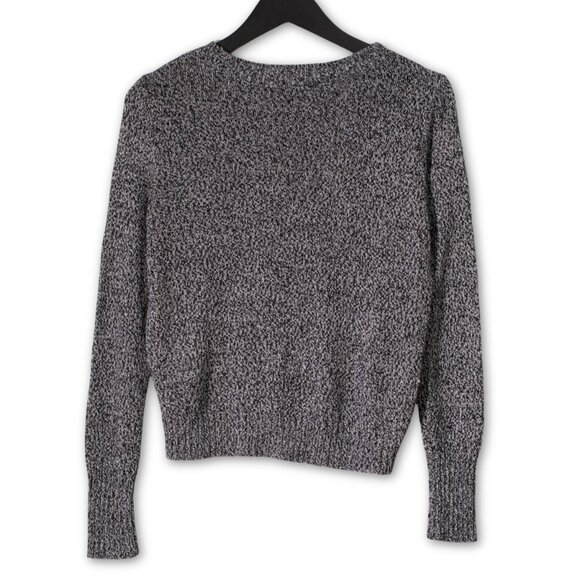 H&M Divided Sweater Womens S Gray Knit Long Sleeve Winter Ski Preppy Academia - Picture 2 of 5